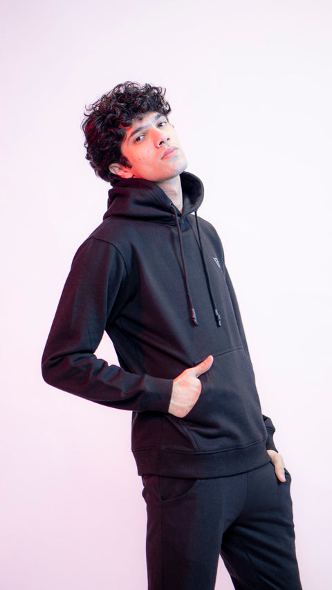 Classic Jet Black Hoodie